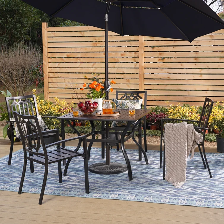 Alyah 4 - Person Square Outdoor Dining Set