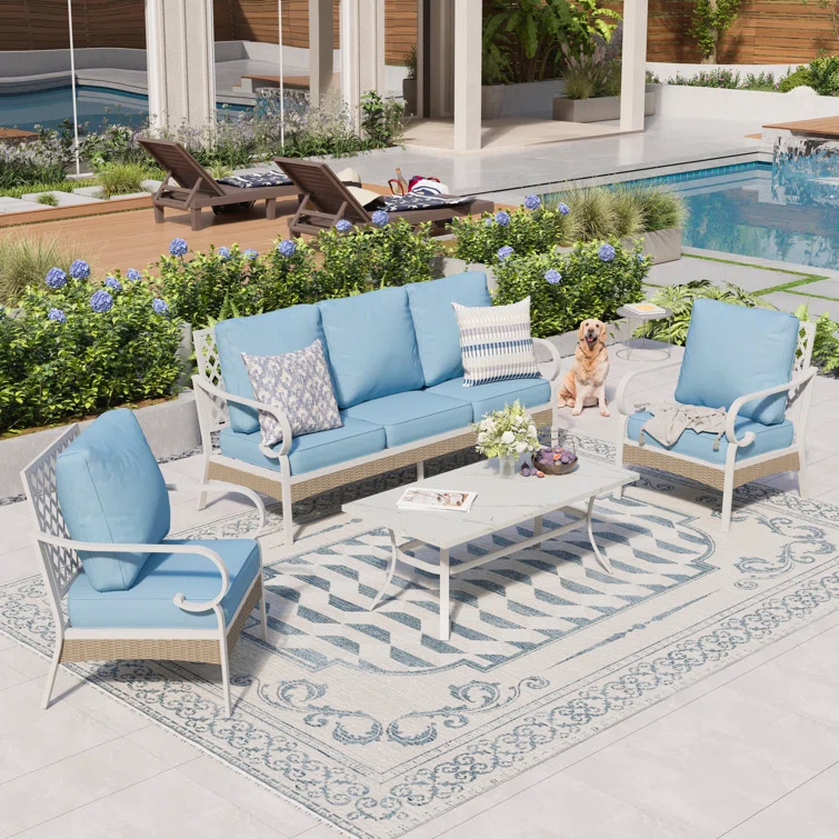 Tapasi 5 - Person Outdoor Seating Group with Cushions