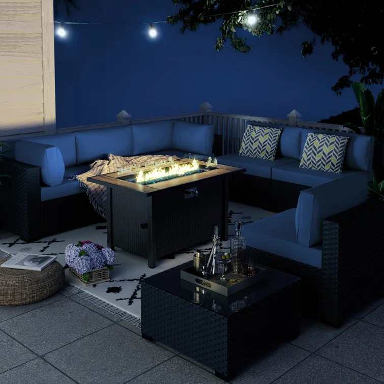 Bushrah 6 - Person Outdoor Seating Group with Cushions