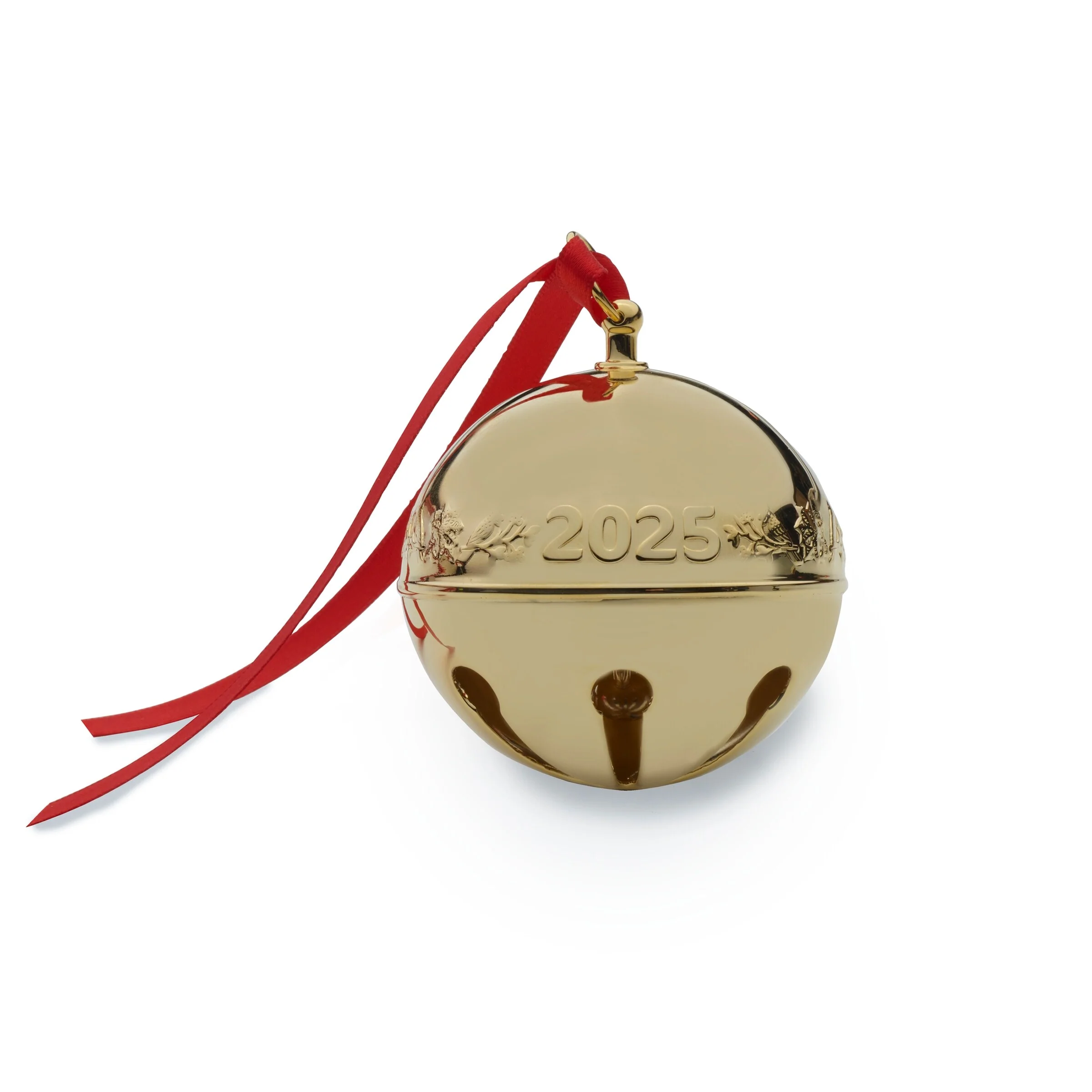 Wallace 2025 Gold-Plated Sleigh Bell Ornament, 36th Edition - N/A