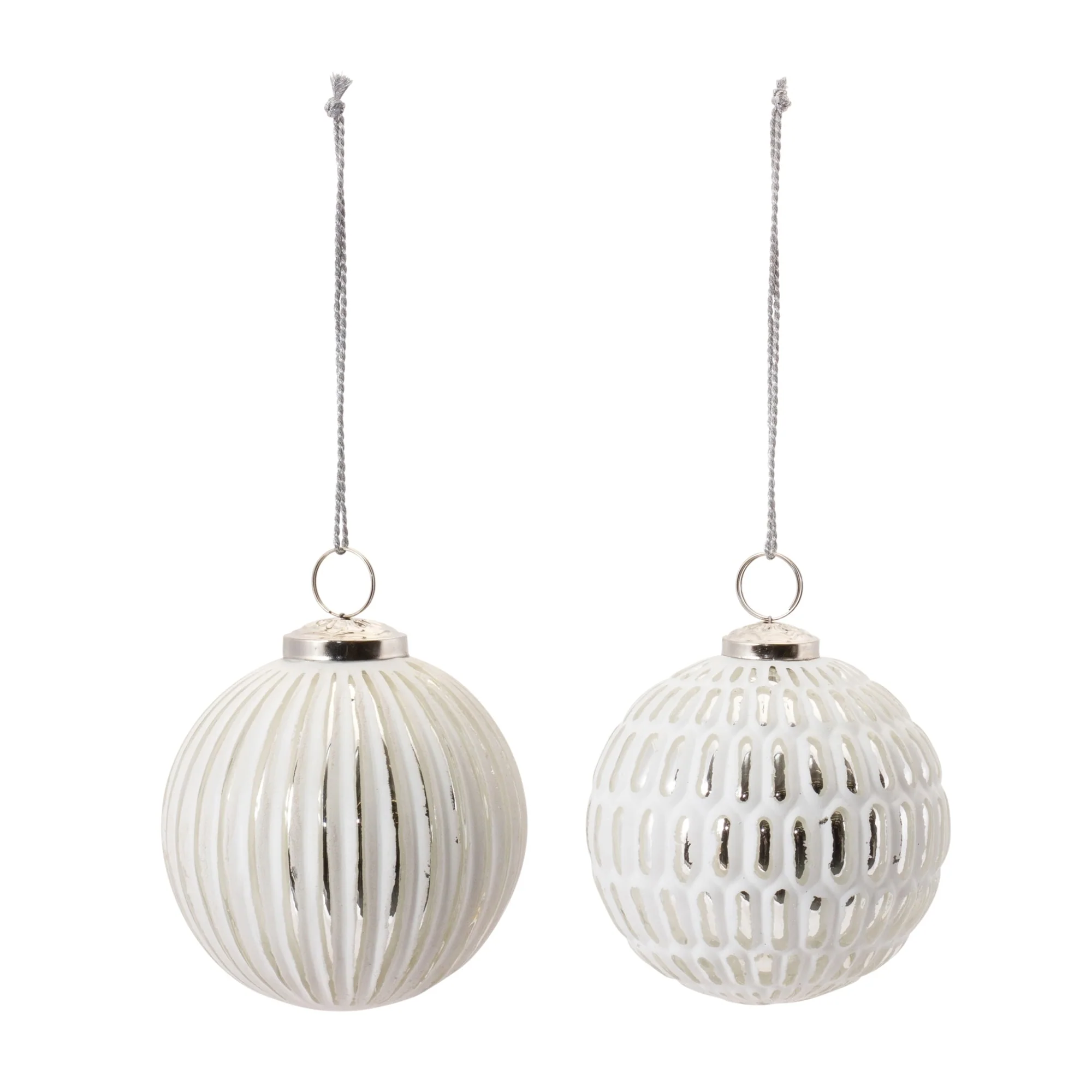 Matte Shiny Glass Christmas Ball Ornaments 4.25