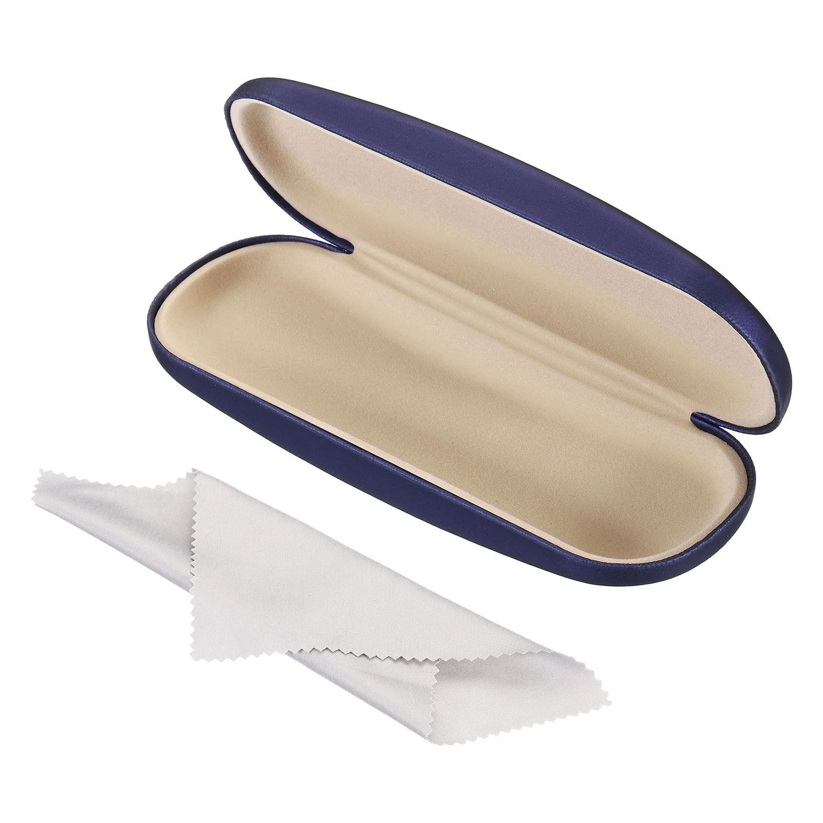 Glasses Case Hard Shell, Eyeglass Case Unisex for Women Men Glasses, Blue