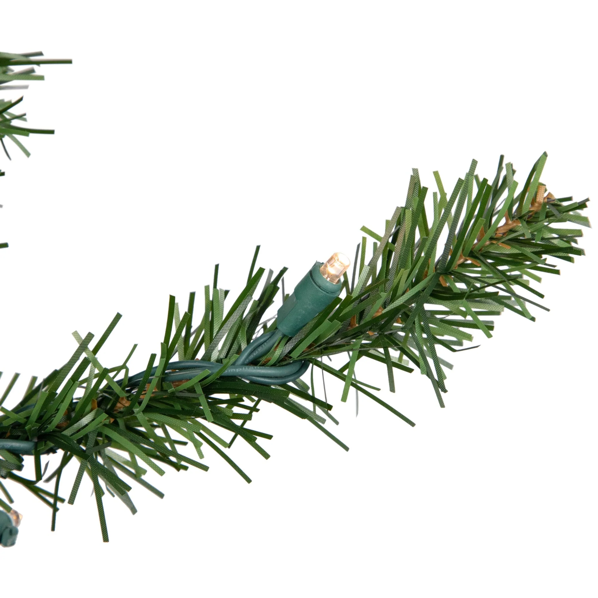 3' Green Medium Canadian Pine Artificial Christmas Tree Clear LED - 3 Foot