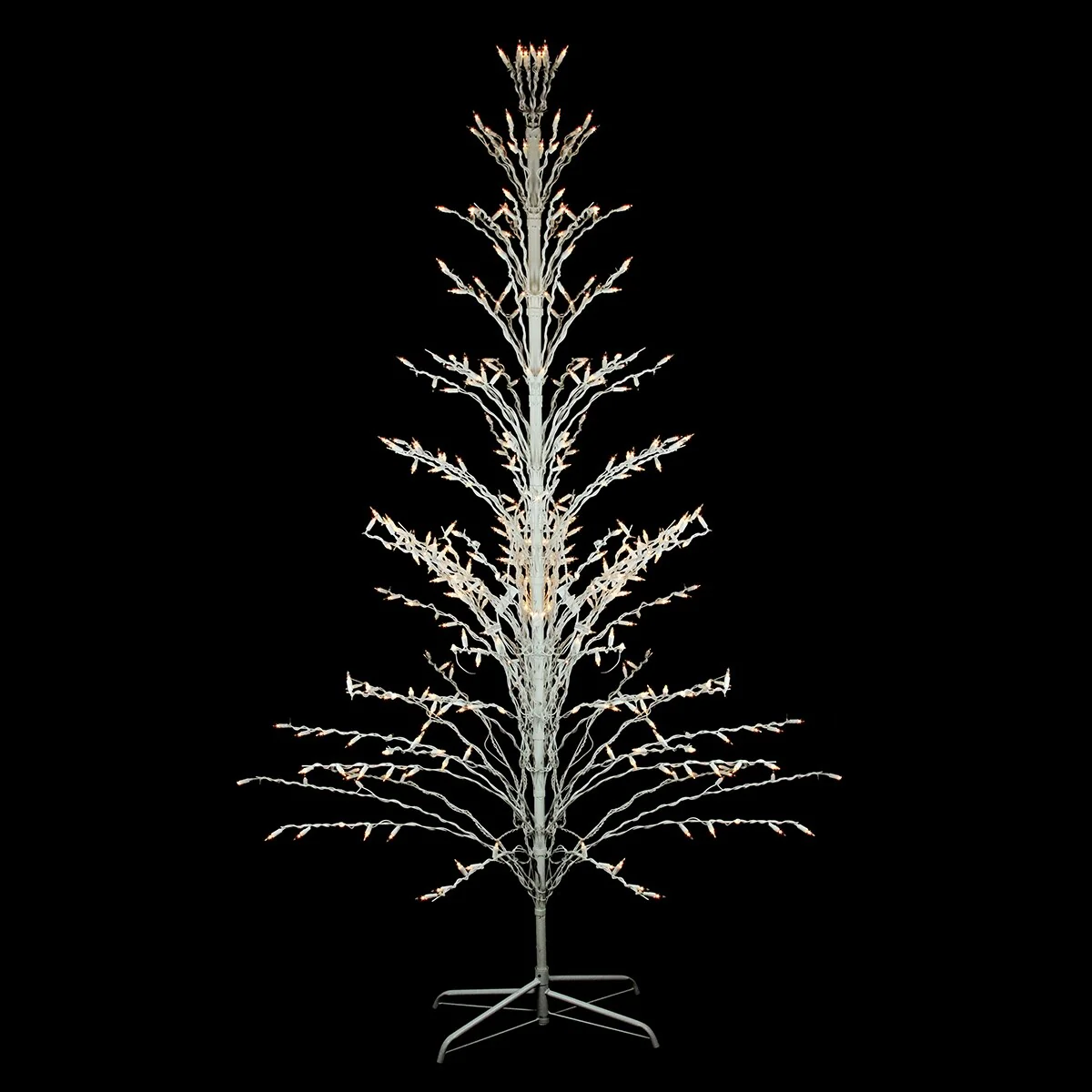 9' Cascade Lighted Twig Tree Outdoor Christmas Decoration Clear Lights