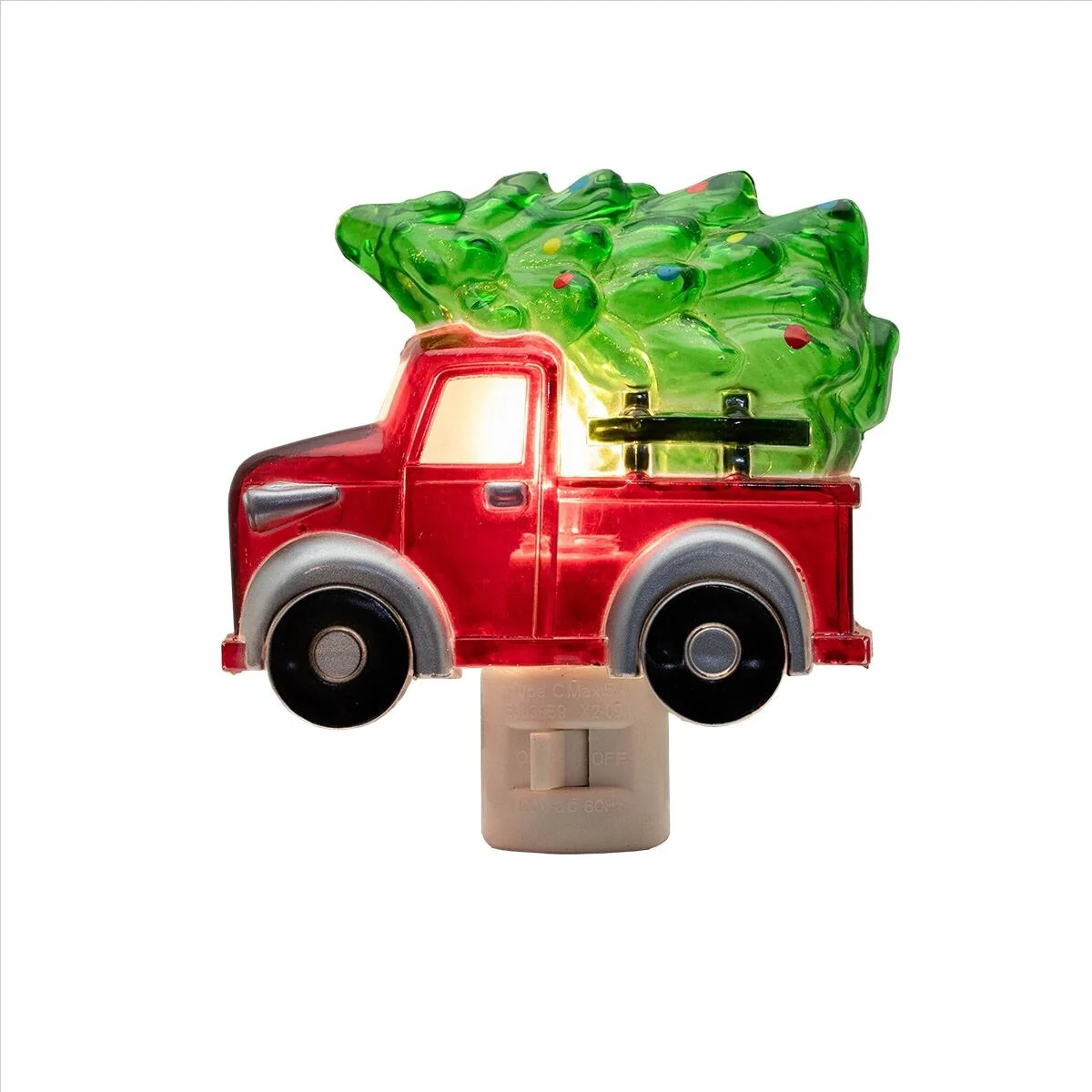 Novelty Lights LED Truck with Tree Christmas Night Light with Swivel Plug - TRUCK TREE - TRUCK TREE