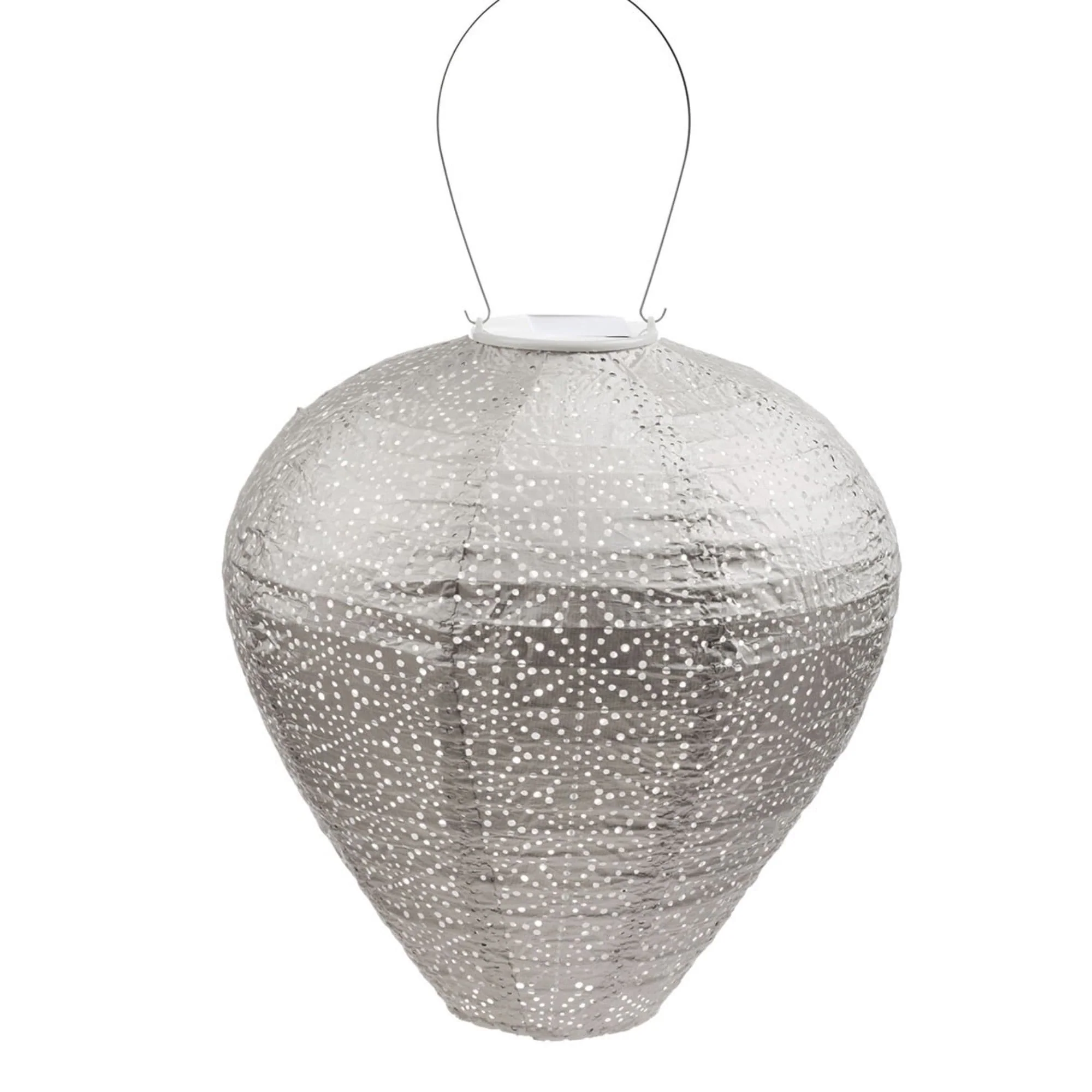 Pre-Lit Battery-Operated Balloon Sashiko Lantern - 17.75