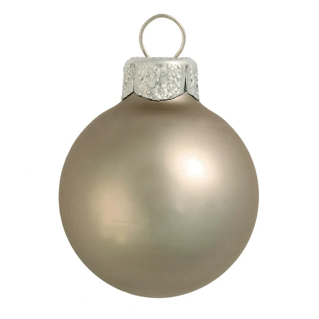 Matte Finish Glass Christmas Ball Ornaments 2