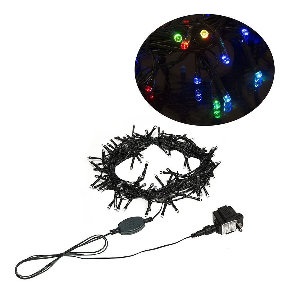 ALEKO Electric 100 LED Multicolor Christmas Holiday Light 34