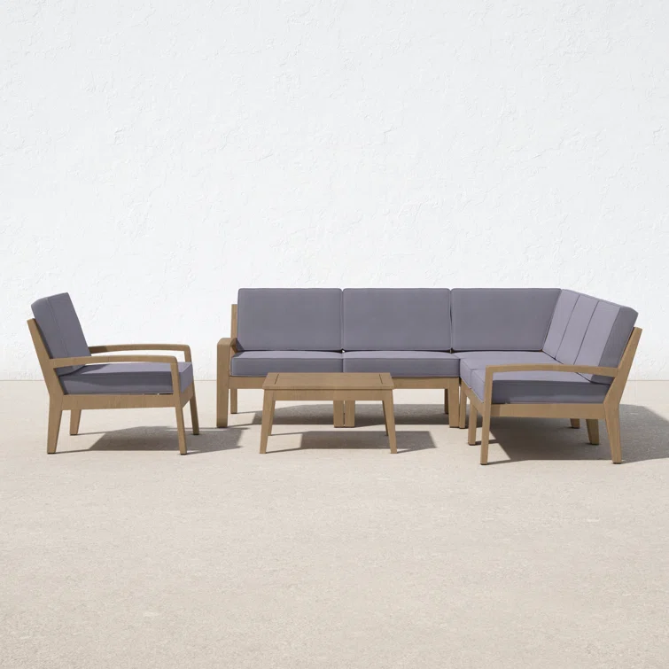 Sonnie 5 - Person Outdoor Seating Group with Cushions