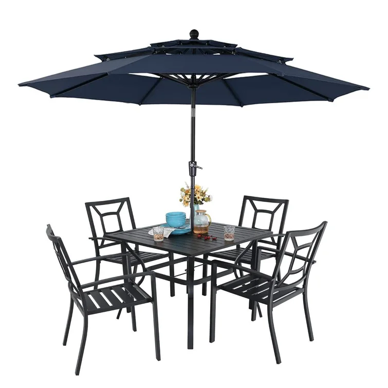 Alyah 4 - Person Square Outdoor Dining Set