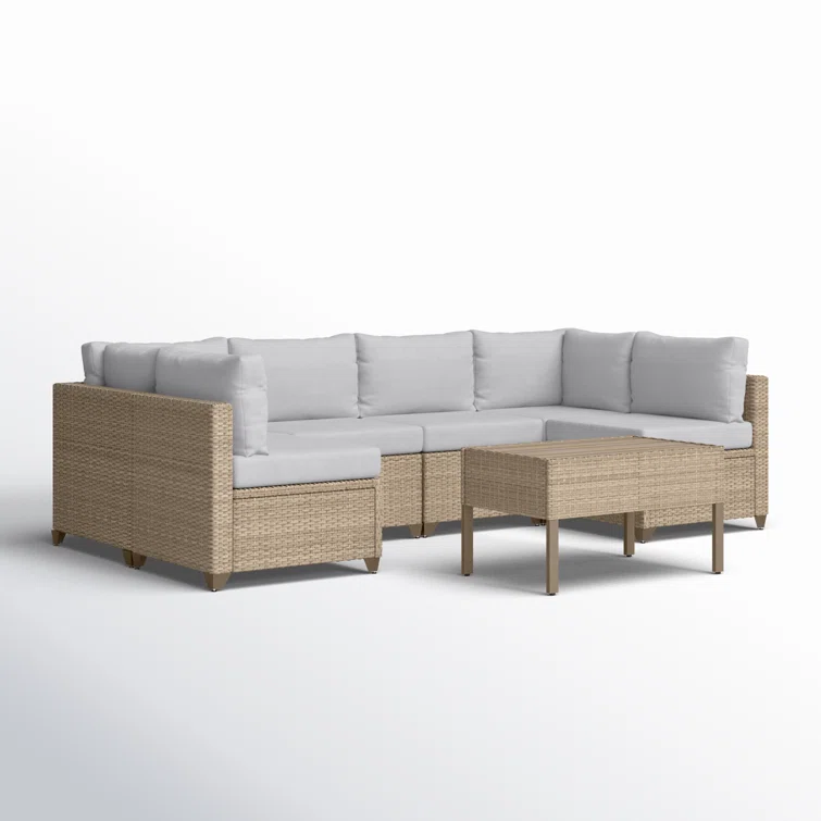 Aranka 6 - Person Outdoor Seating Group with Cushions