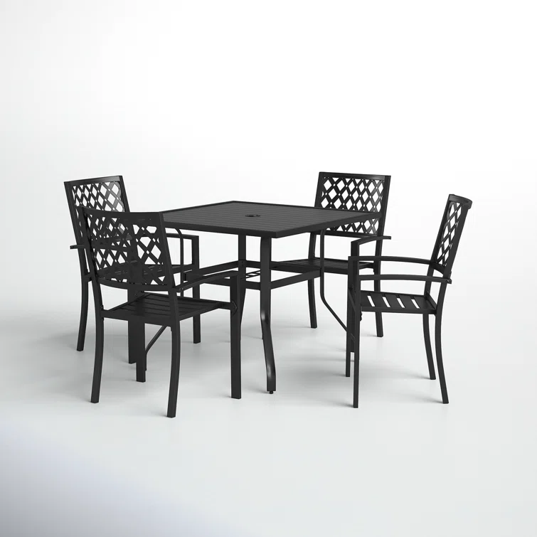 Alyah 4 - Person Square Outdoor Dining Set
