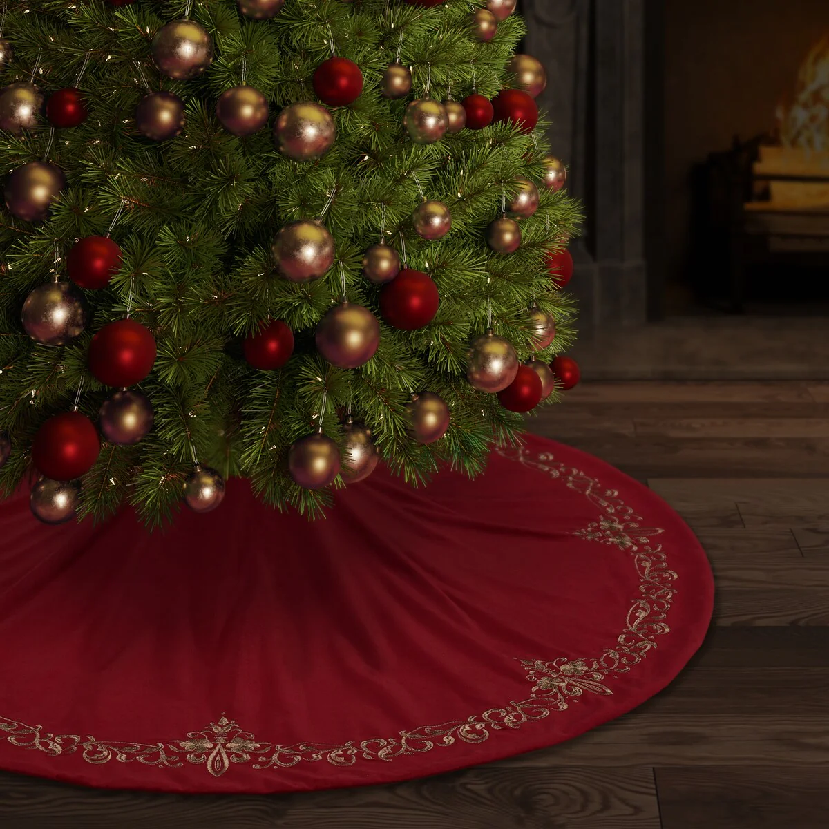 J. Queen New York Noelle Christmas Tree Skirt