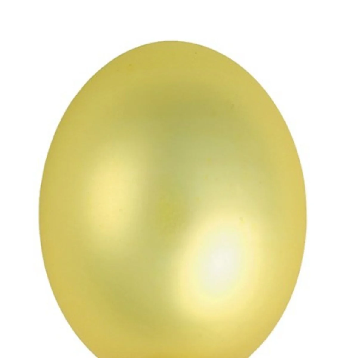 12ct Soft Yellow Glass Matte Finish Christmas Ball Ornaments 2.75