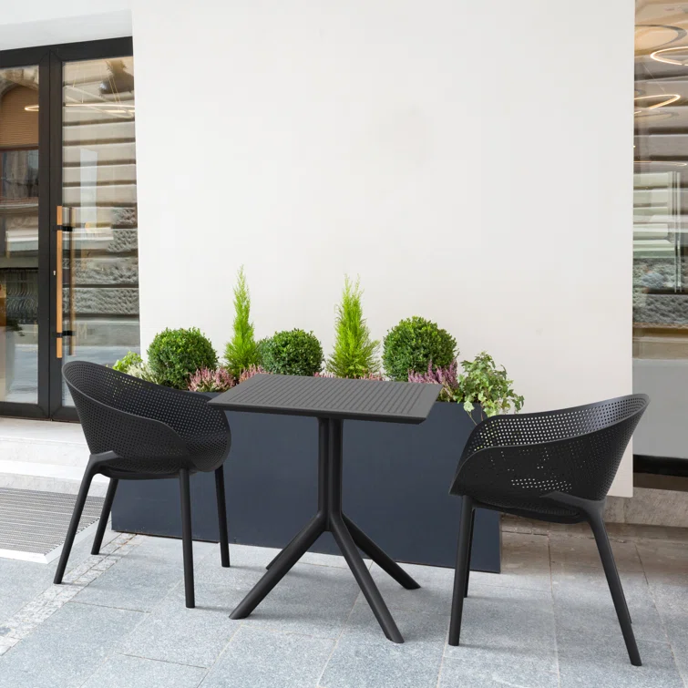 Farrah 2 - Person Square Outdoor Dining Set