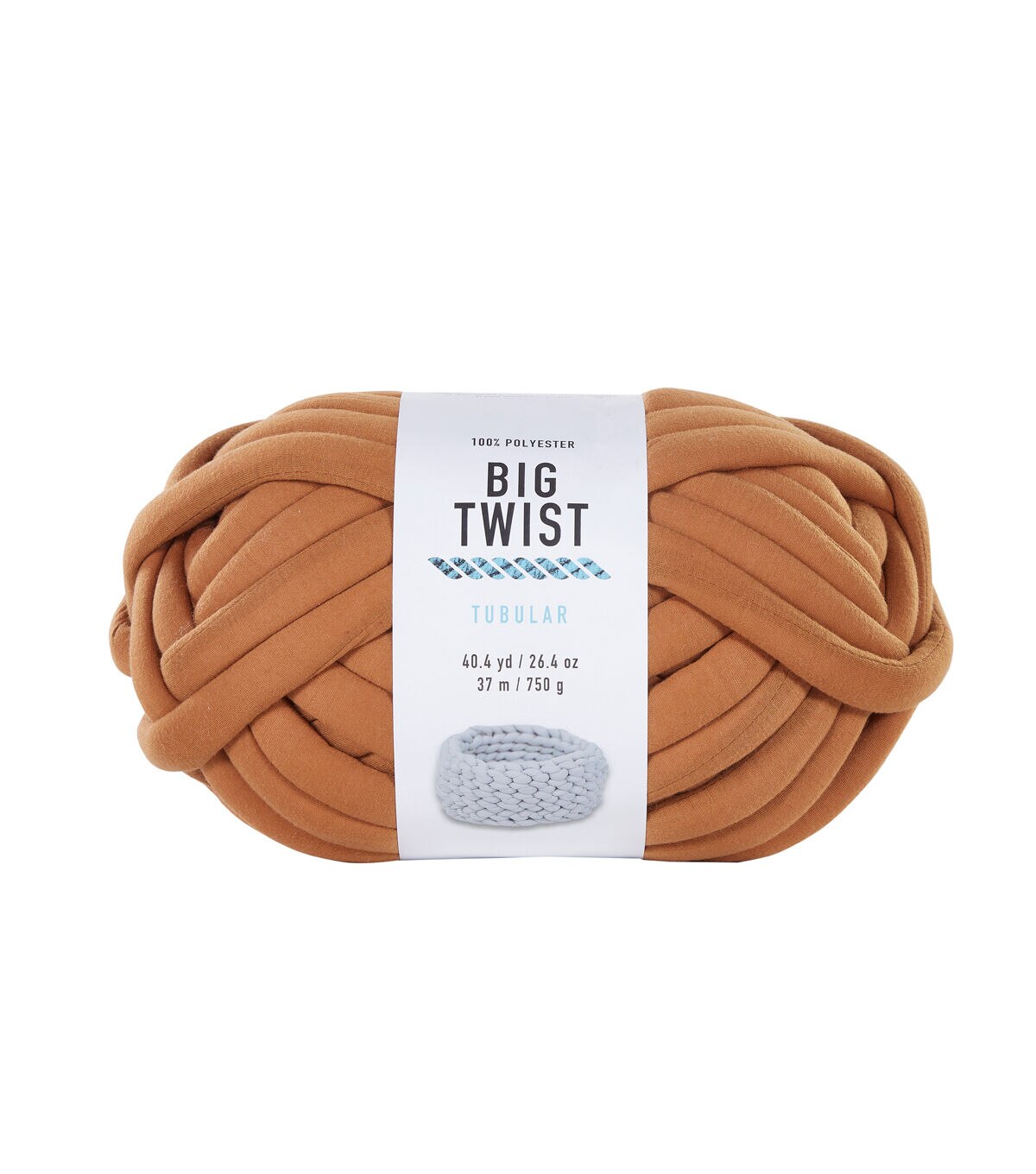 Tubular 40.5yds Jumbo Polyester Yarn Specialty by Big Twist