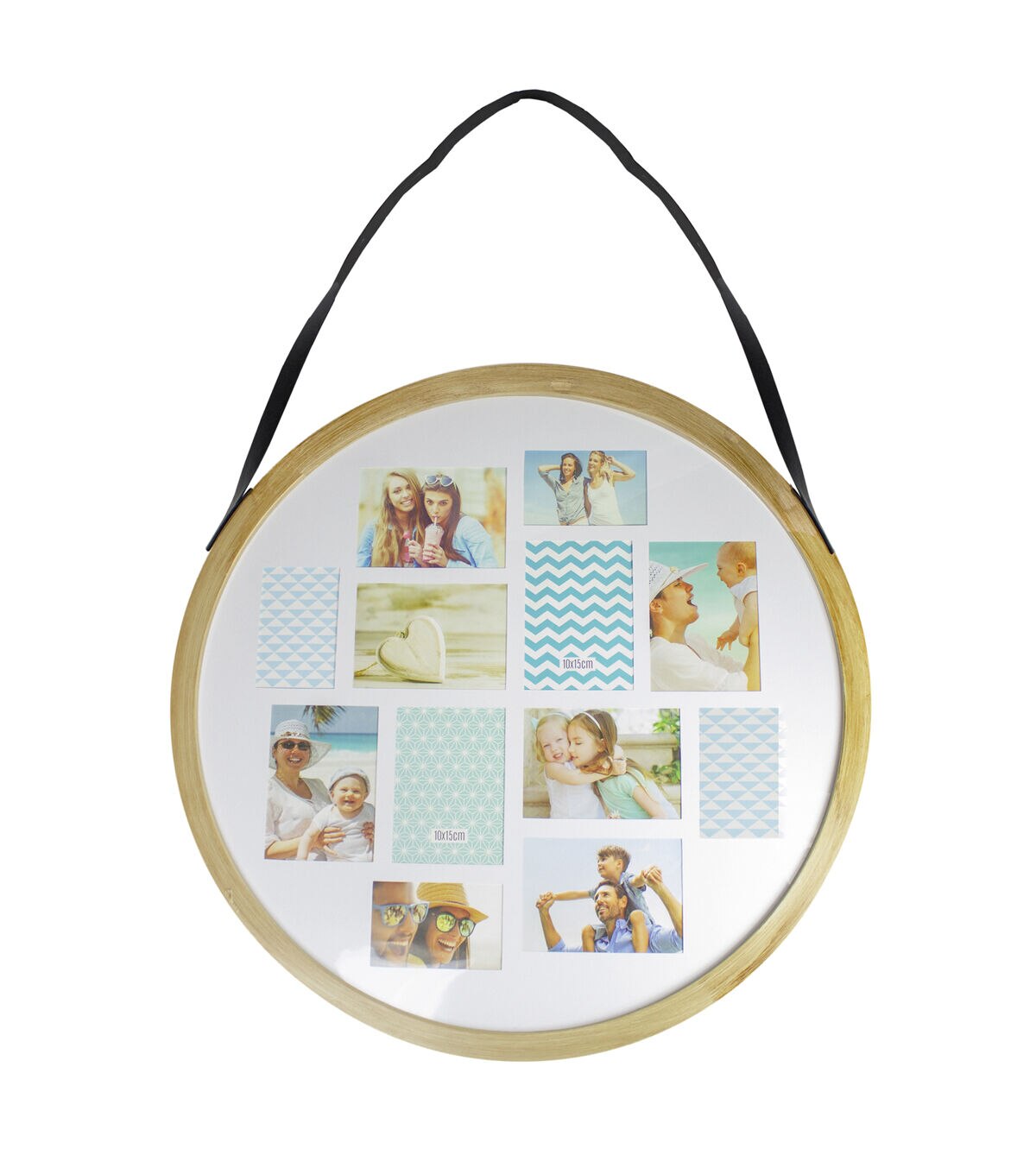 Northlight 28 Wood 12 Photo Round Collage Frame