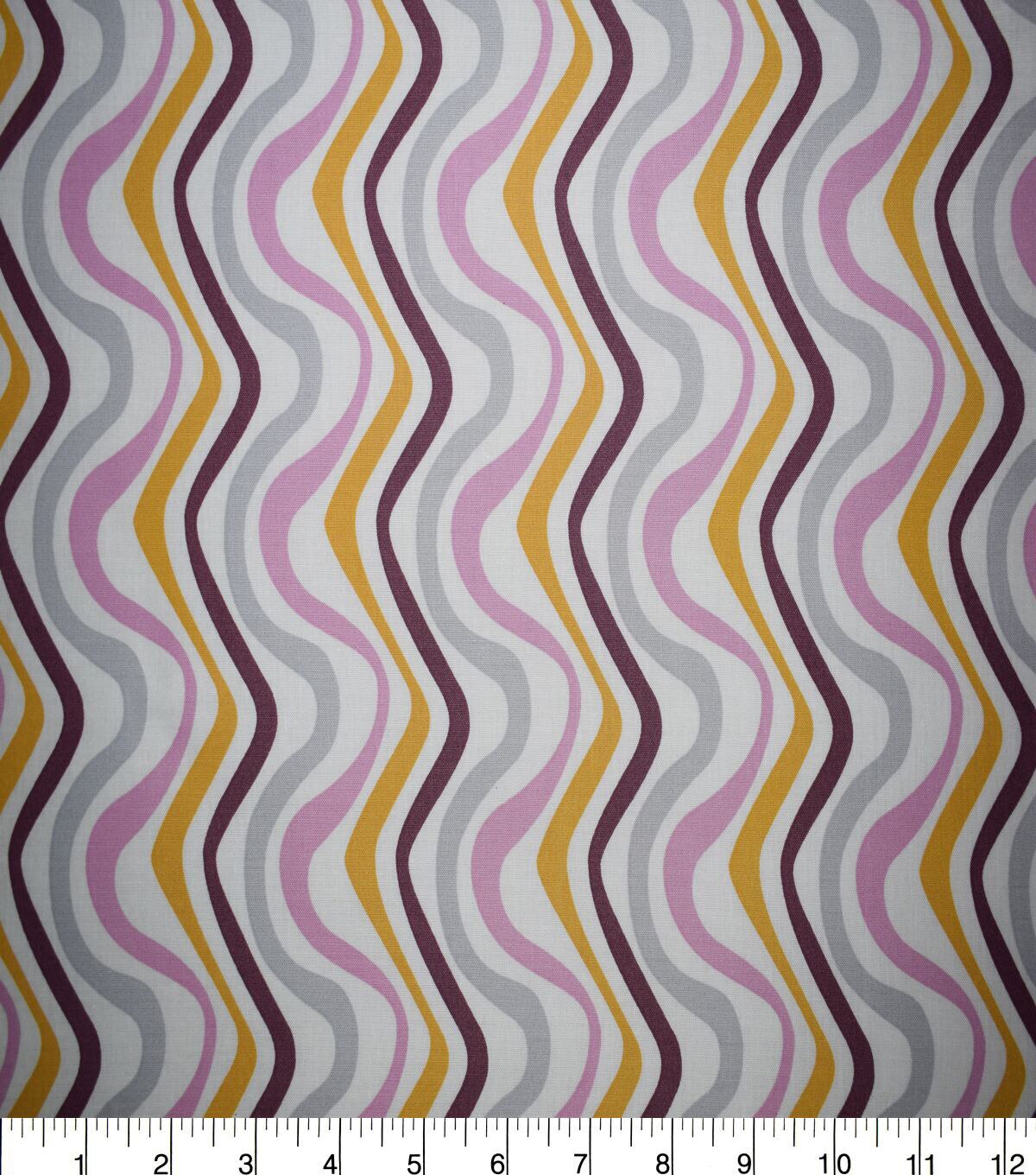 Squiggle on White Quilt Cotton Fabric by Quilter's Showcase