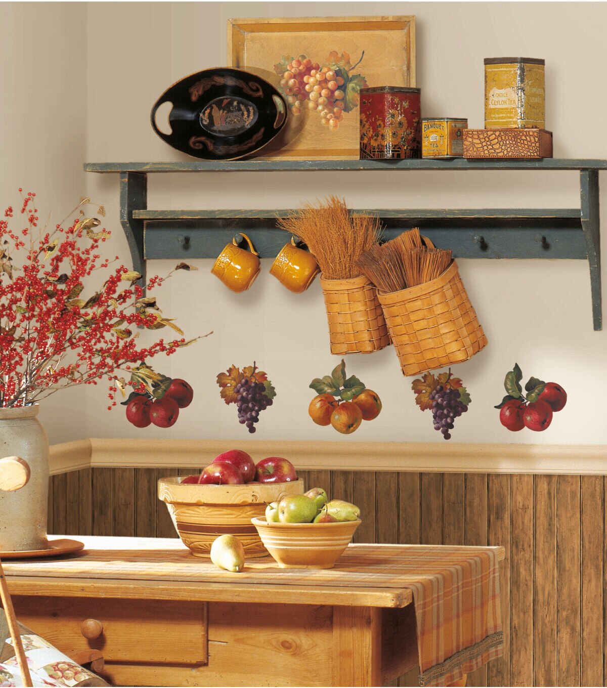 RoomMates Wall Decals Fruit Harvest