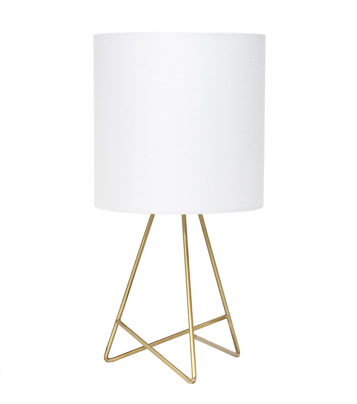 All The Rages Down to the Wire Table Lamp with Fabric Shade