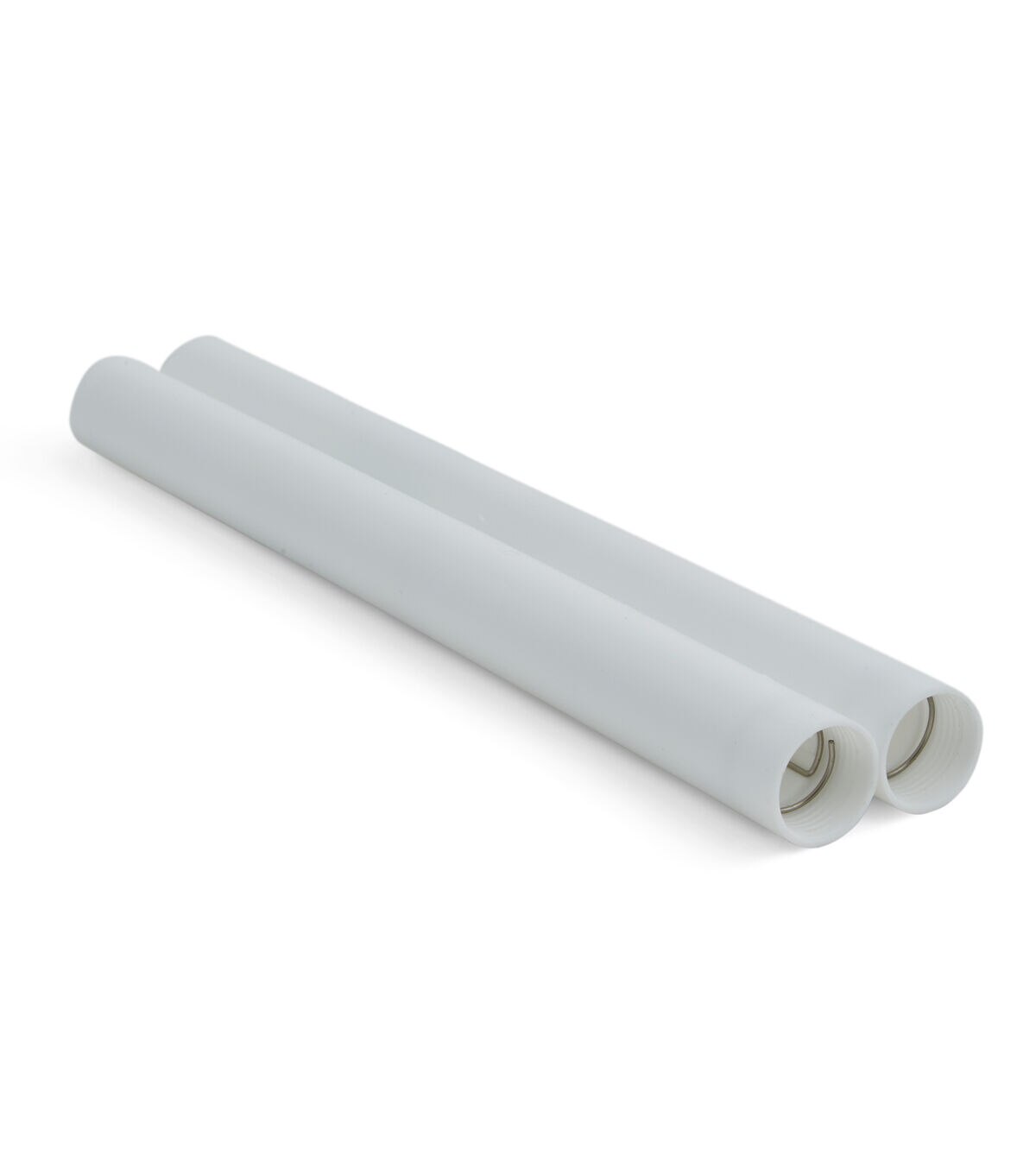 Flameless White LED Wax Taper Candles 2pk