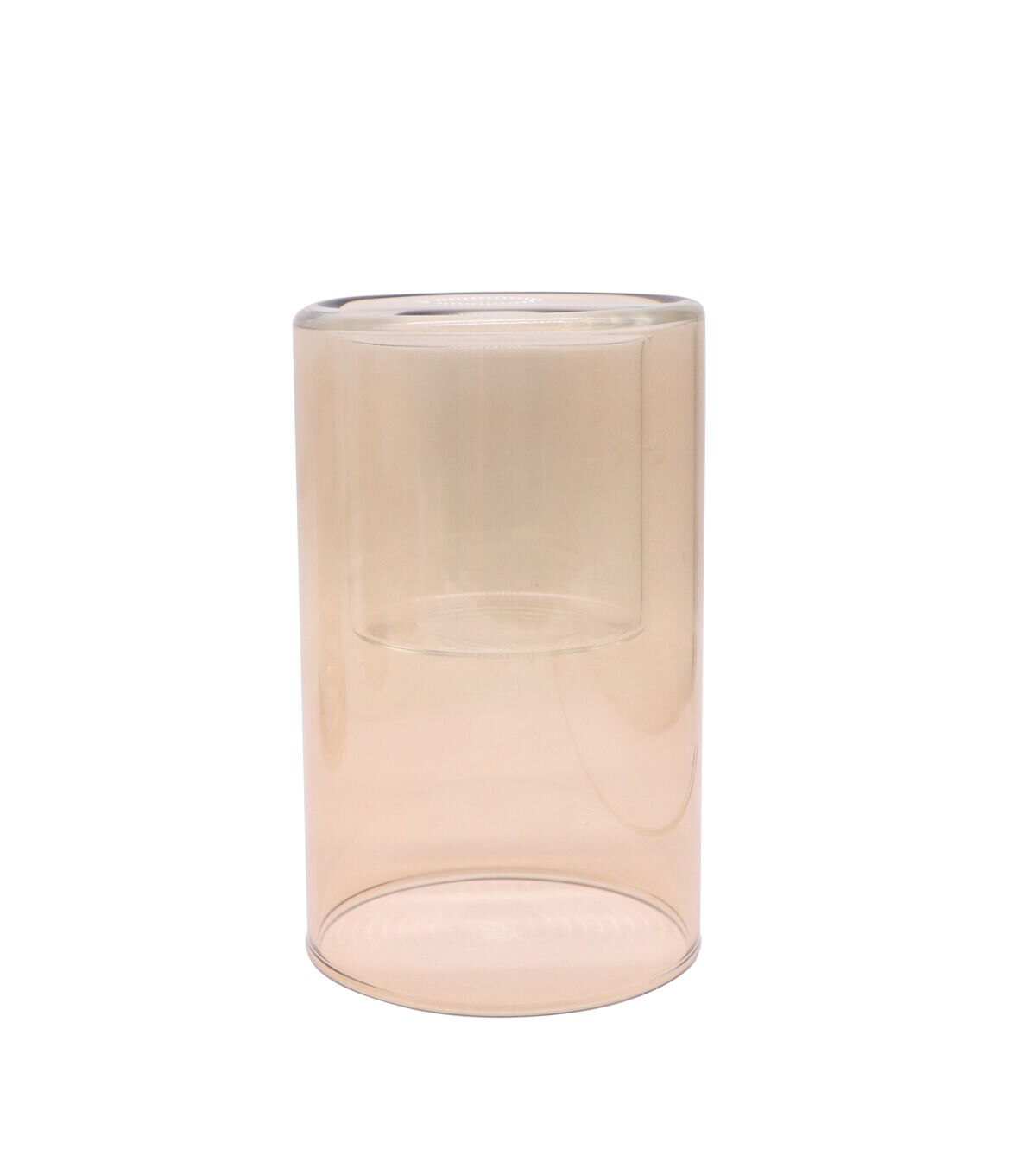 5 Brown Glass Votive Candle Holder by Place & Time
