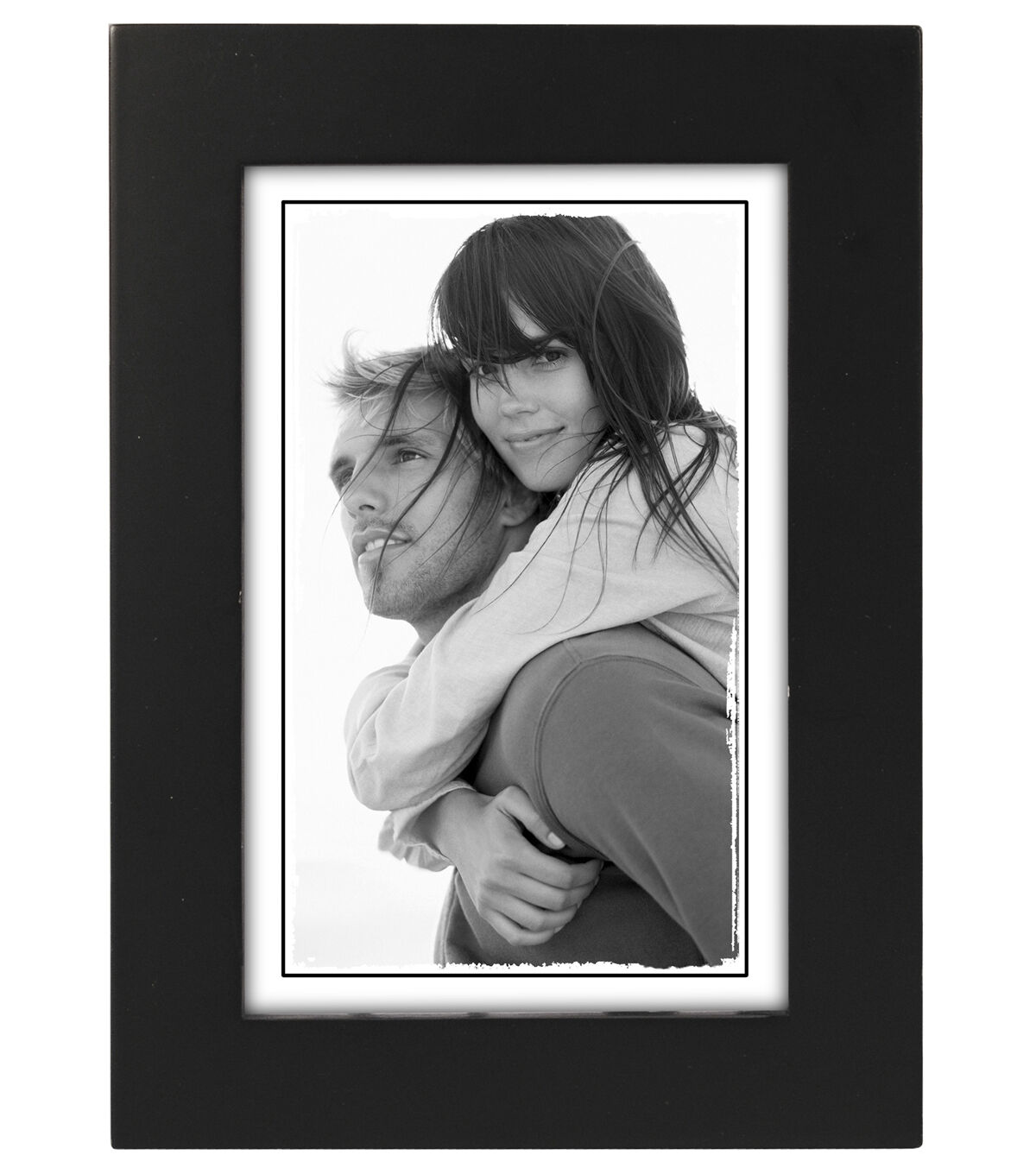 Malden Black Linear Tabletop & Wall Picture Frame