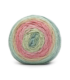 Red Heart Roll With It Sparkle 561yds Worsted Acrylic Yarn 3 Bundle