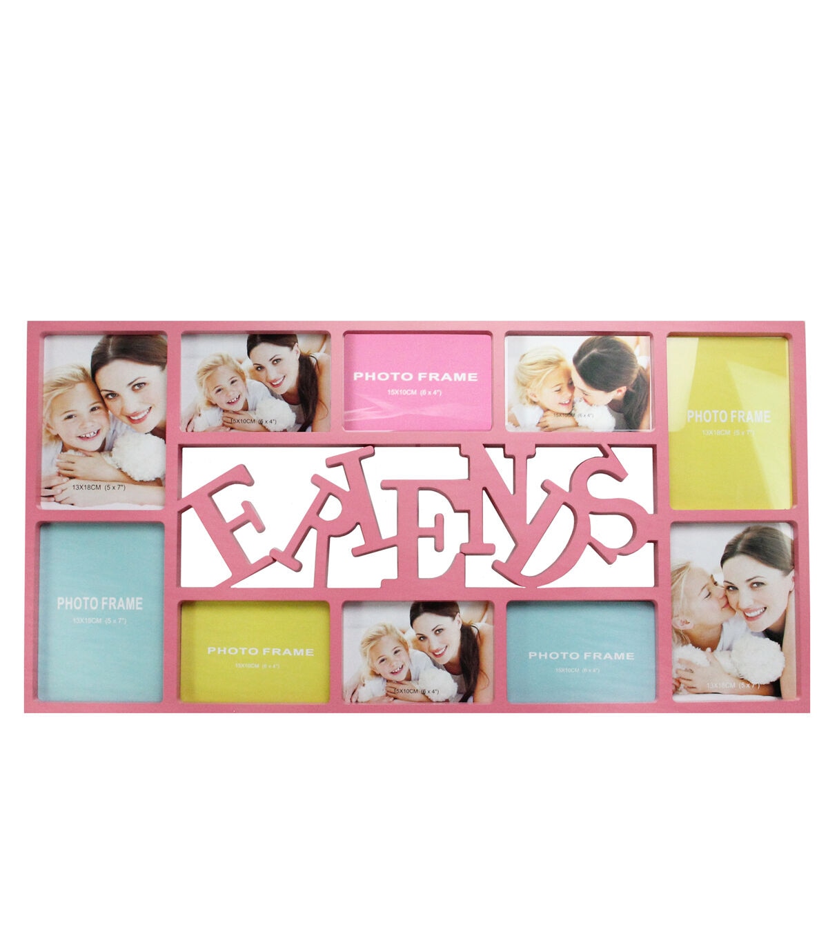 Northlight 29 Pink 10 Photo Friends Collage Frame