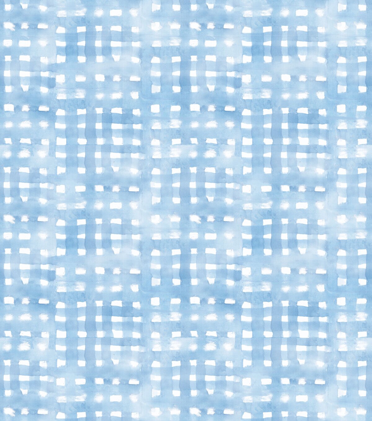 Susan Winget Blue Spring Meadow Check Cotton Fabric by Keepsake Calico