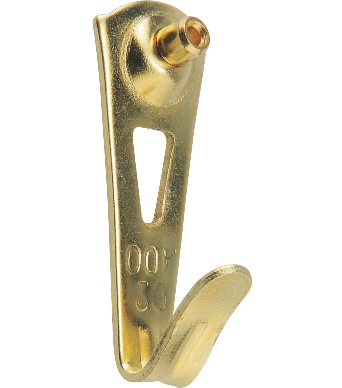 Ook 30lbs Brass Finished Professional Picture Hangers 3ct