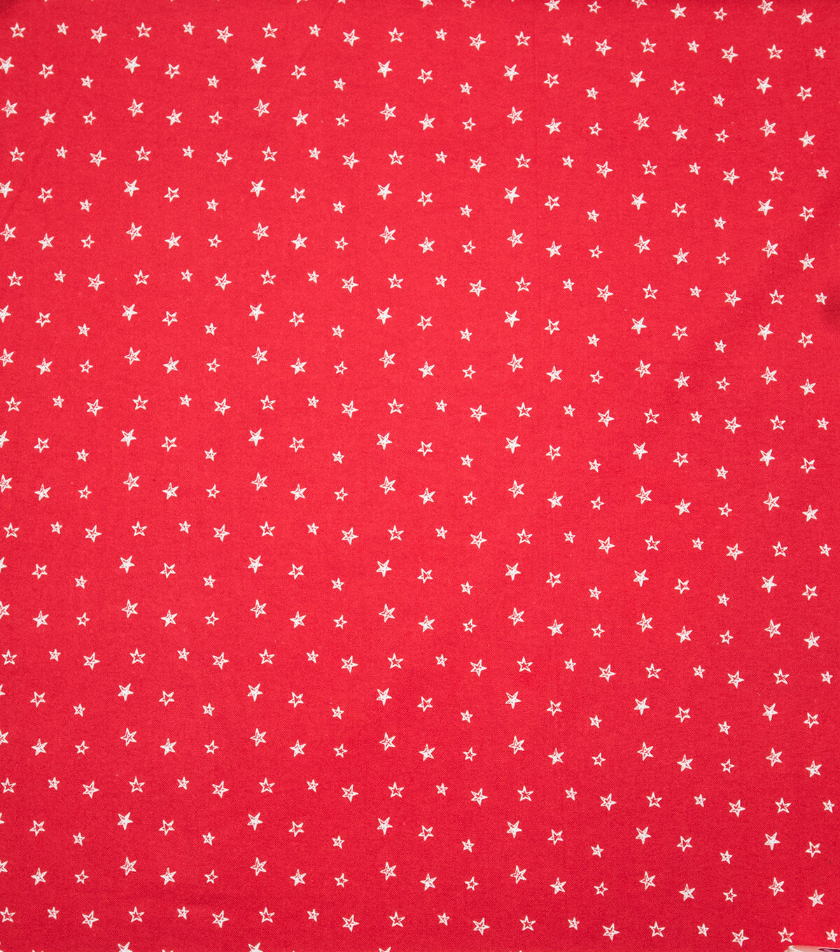 Stars on White Super Snuggle Christmas Flannel Fabric by POP!