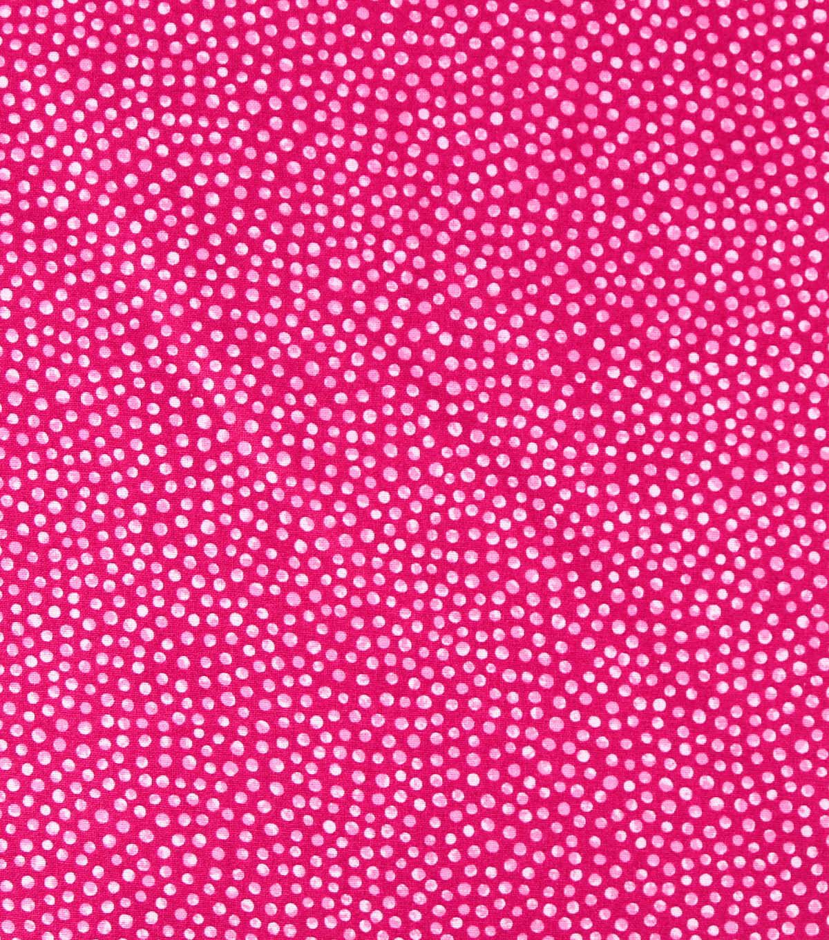 Pink Painterly Two Tone Dot Cotton Fabric by Keepsake Calico