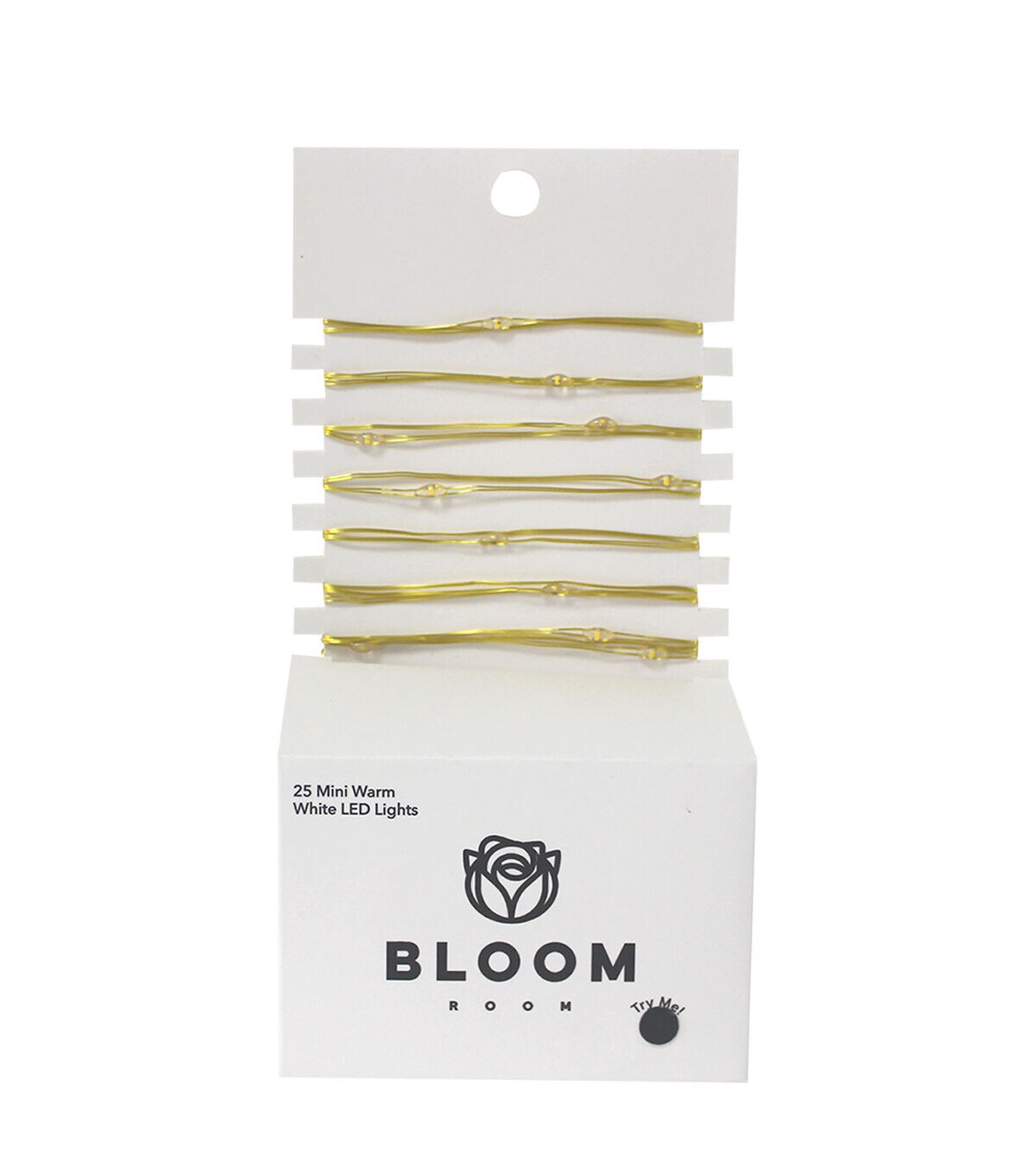 7 LED Gold Wire With Warm White String Lights 25ct by Bloom Room