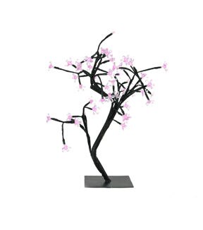 Northlight 18 LED Lighted Japanese Sakura Blossom Tree - Pink Lights