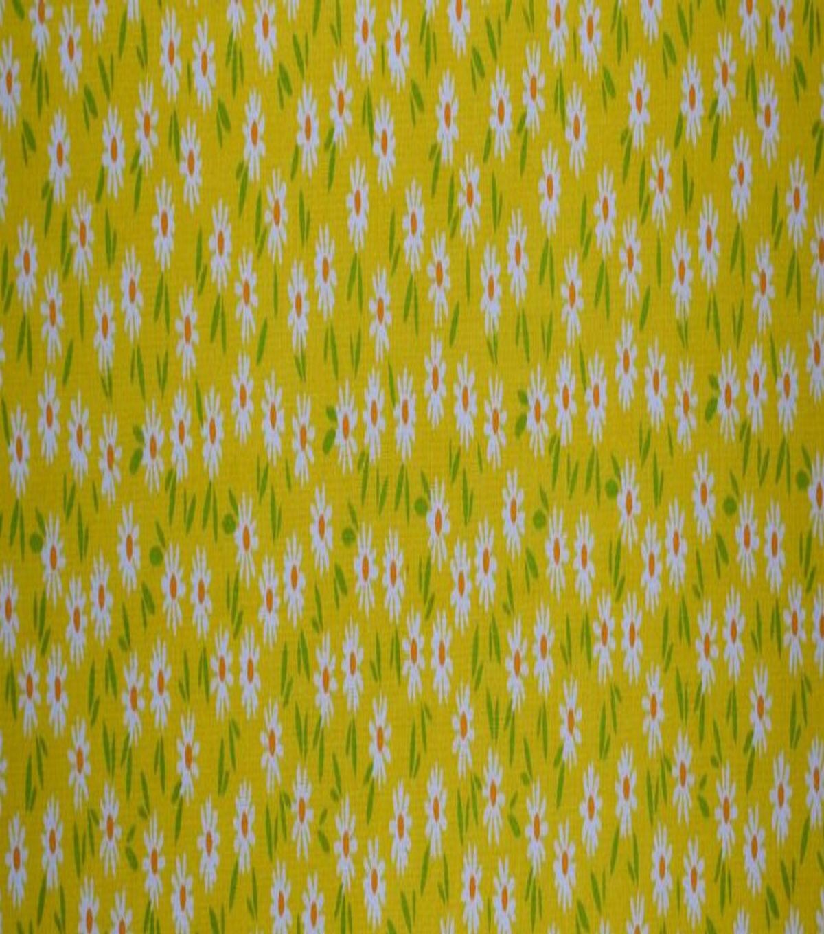 Packed Ditsy Floral on Yellow Quilt Cotton Fabric by Quilter's Showcase