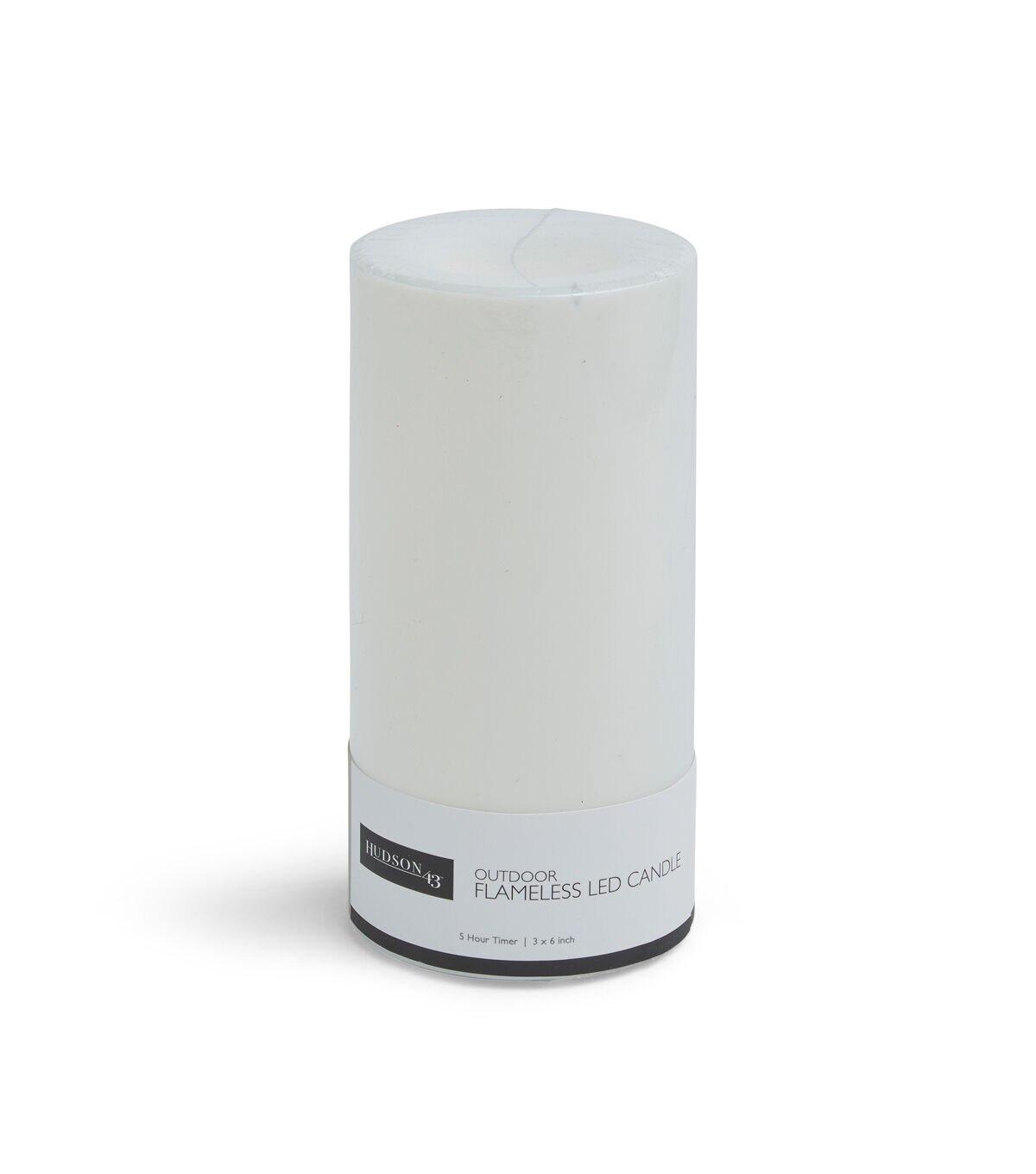 Flameless 3x6 White LED Indoor Outdoor Pillar Candle