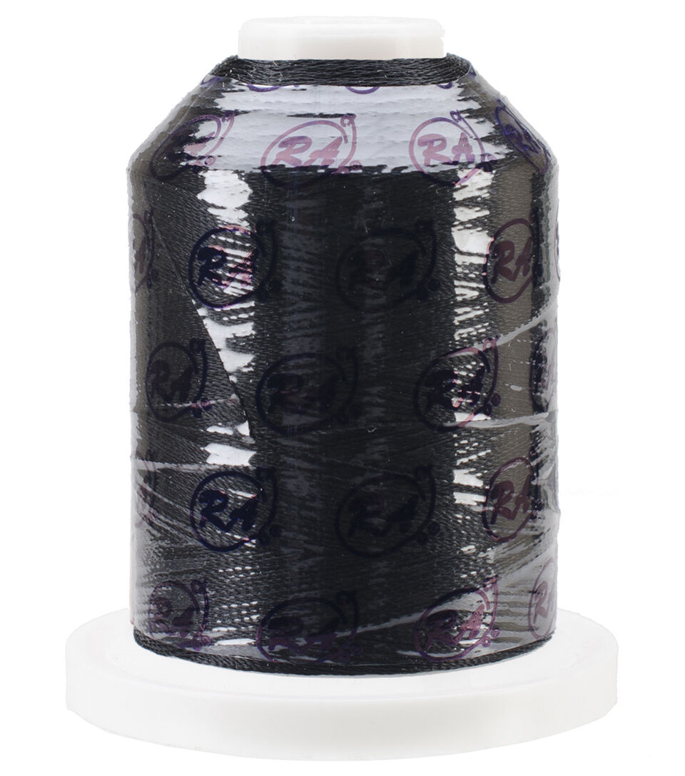 Robison Anton Rayon Super Strength Thread Solid 1,100yd Black
