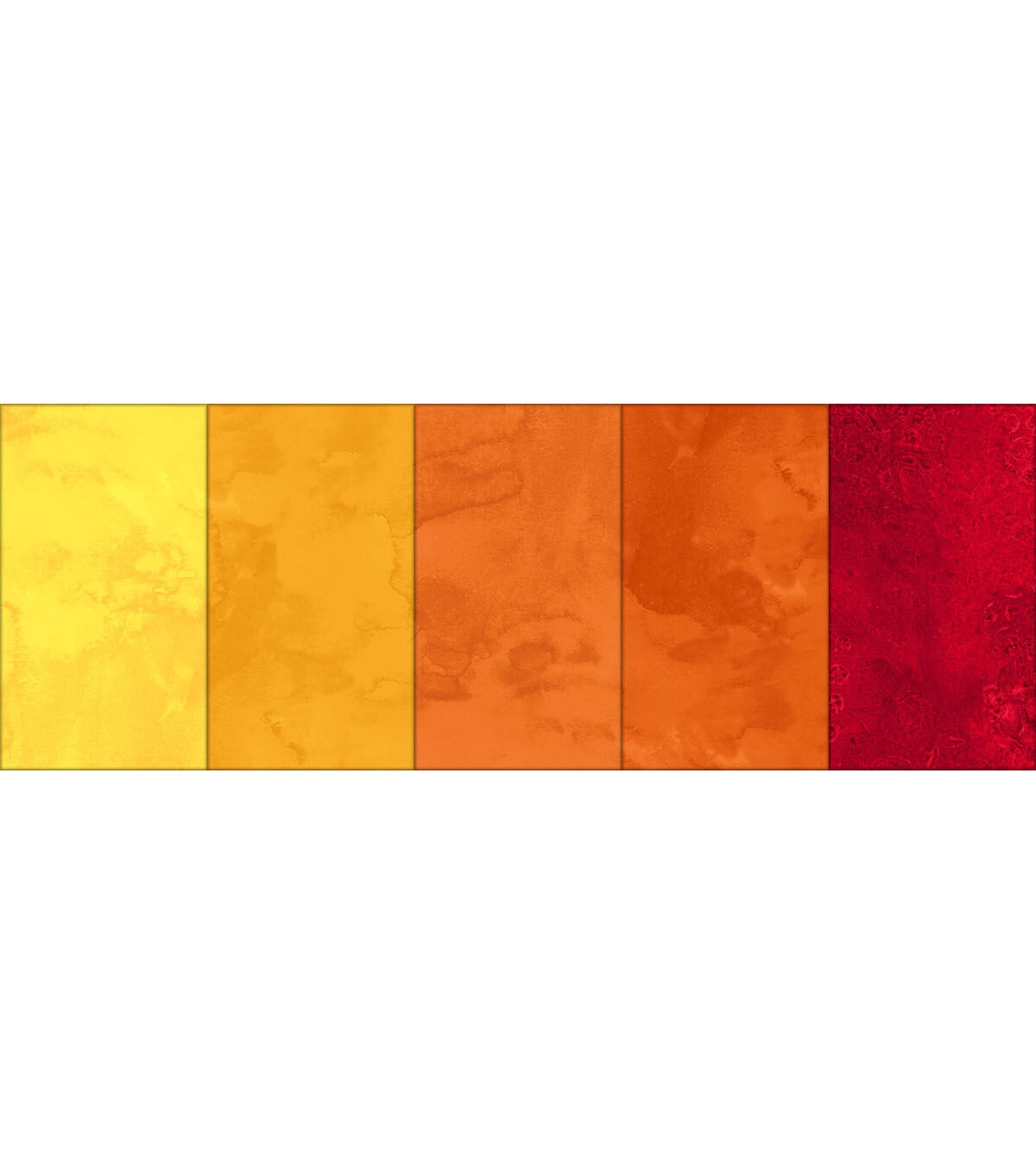 18 x 21 Yellow Textured Cotton Fabric Quarters 5ct by Keepsake Calico