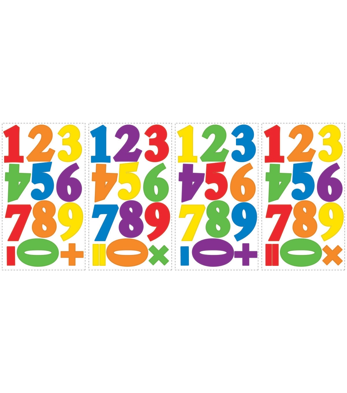 RoomMates Wall Decals Primary Numbers
