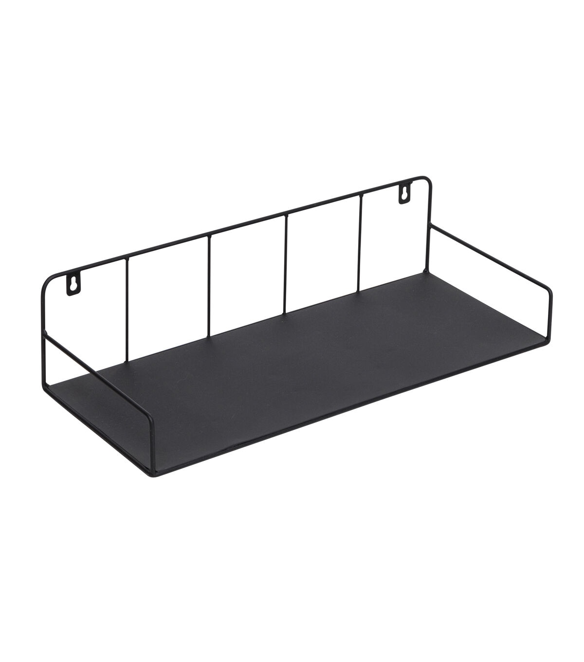 Honey Can Do Black Metal Wall or Behind The Door Shelf