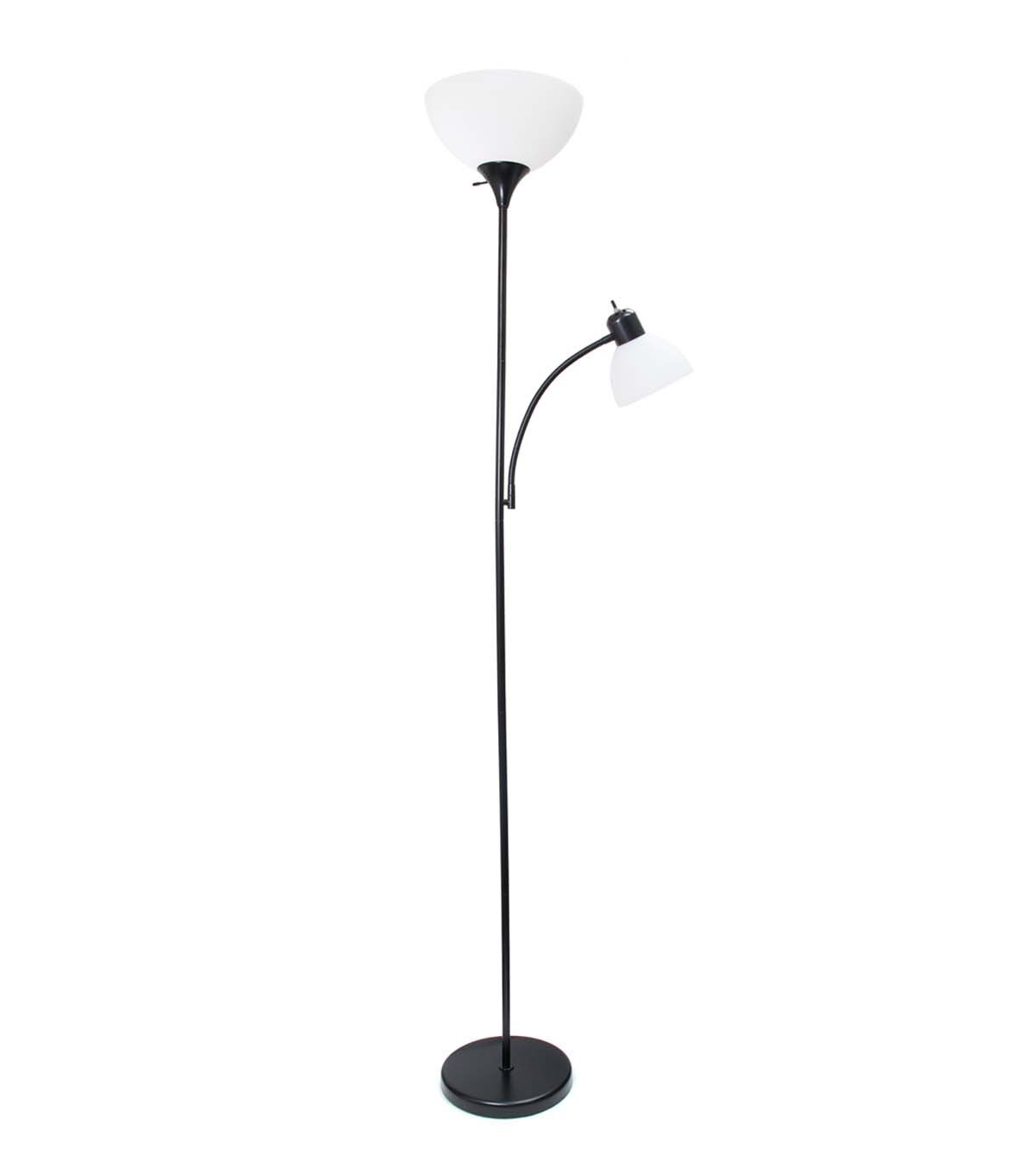 All The Rages 71.5 Metal 2 Light Mother Daughter Floor Lamp