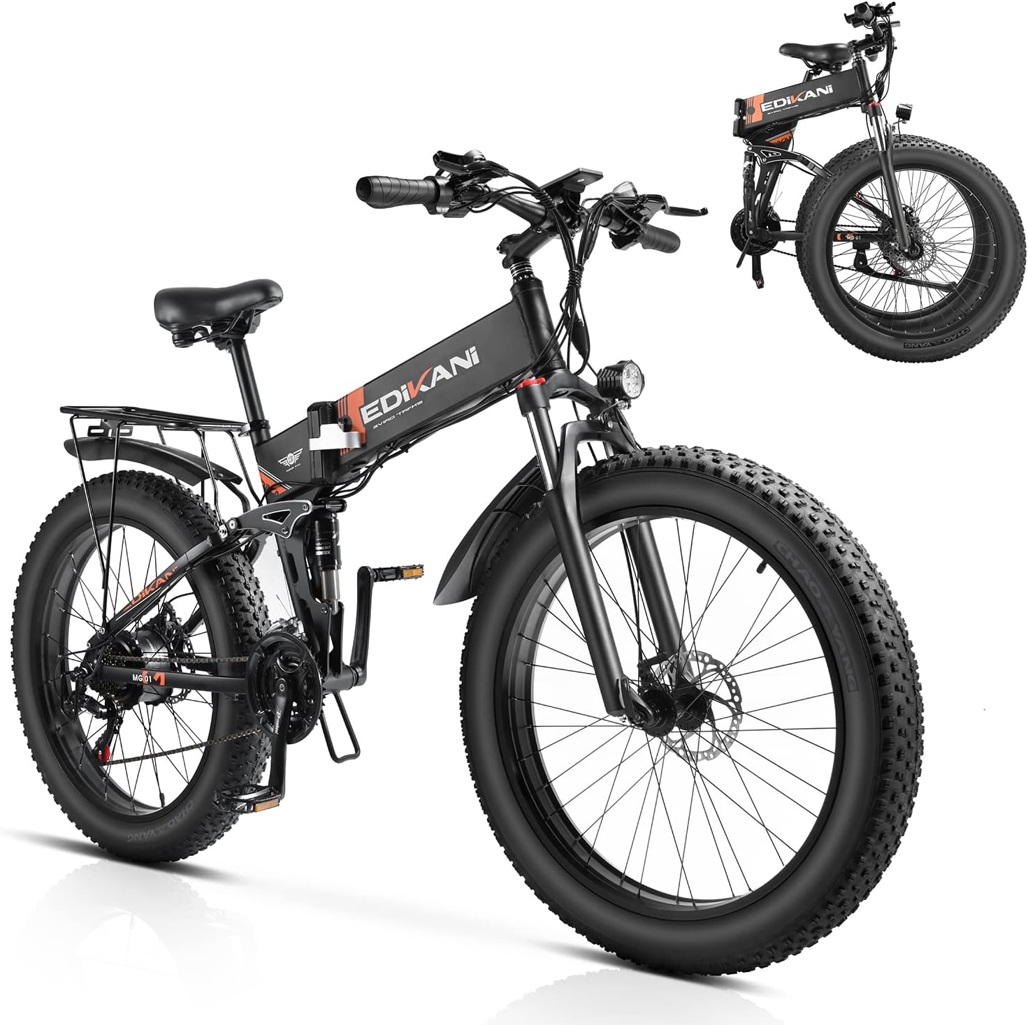 EXRBYKOFoldableElectricBike1500WPeak,35MPHEBikesforAdultsElectric,FatTireFoldingEbikewith720WHRemovableBattery,FullSuspension,21-SpeedGearsKit,MenE-Bike,ElectricBicycle