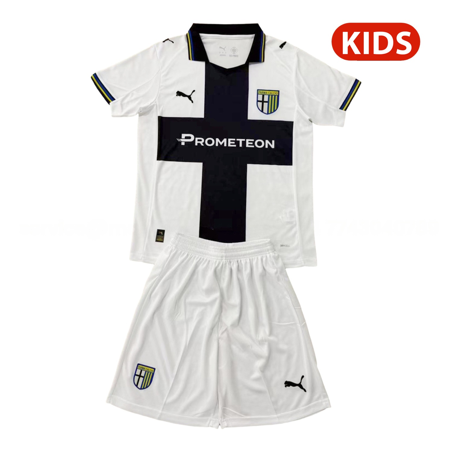 Parma 25-26 Home Kids Kit - YupooJersey