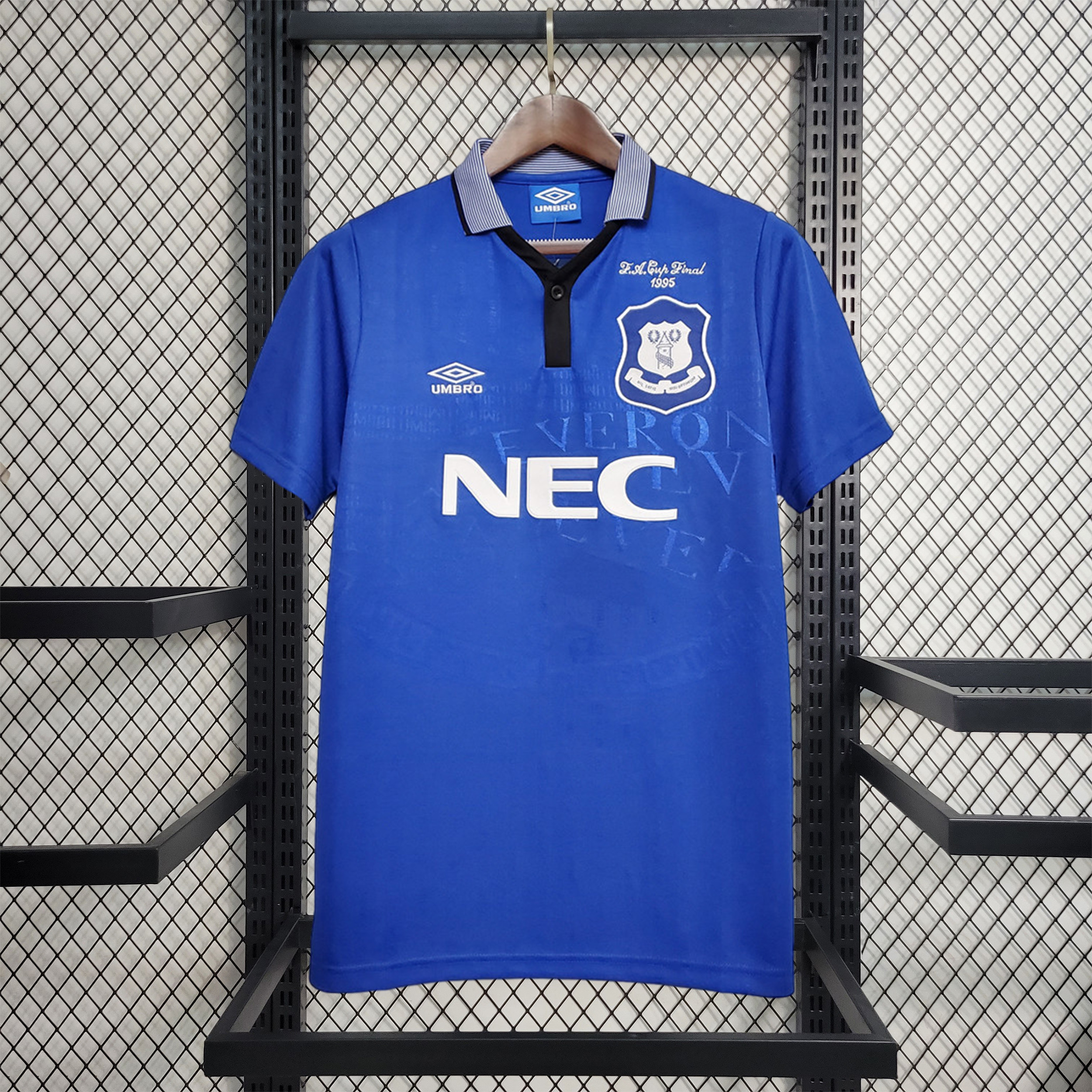 Retro Everton 1995 FA Cup Final Jersey - YupooJersey