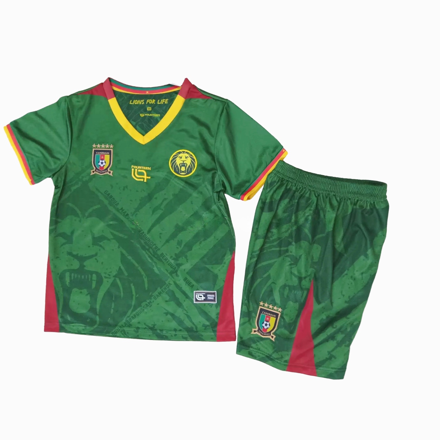 Cameroon 25-26 Home Kids Kit - YupooJersey