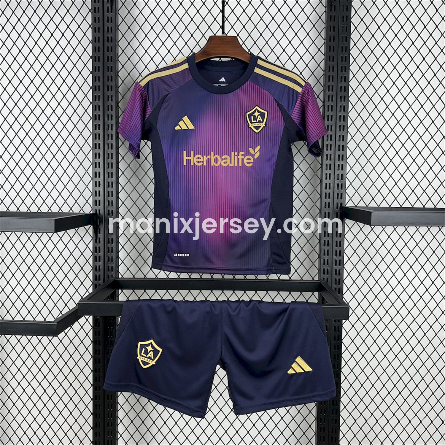 LA Galaxy 2025 Away Kids Kit - YupooJersey