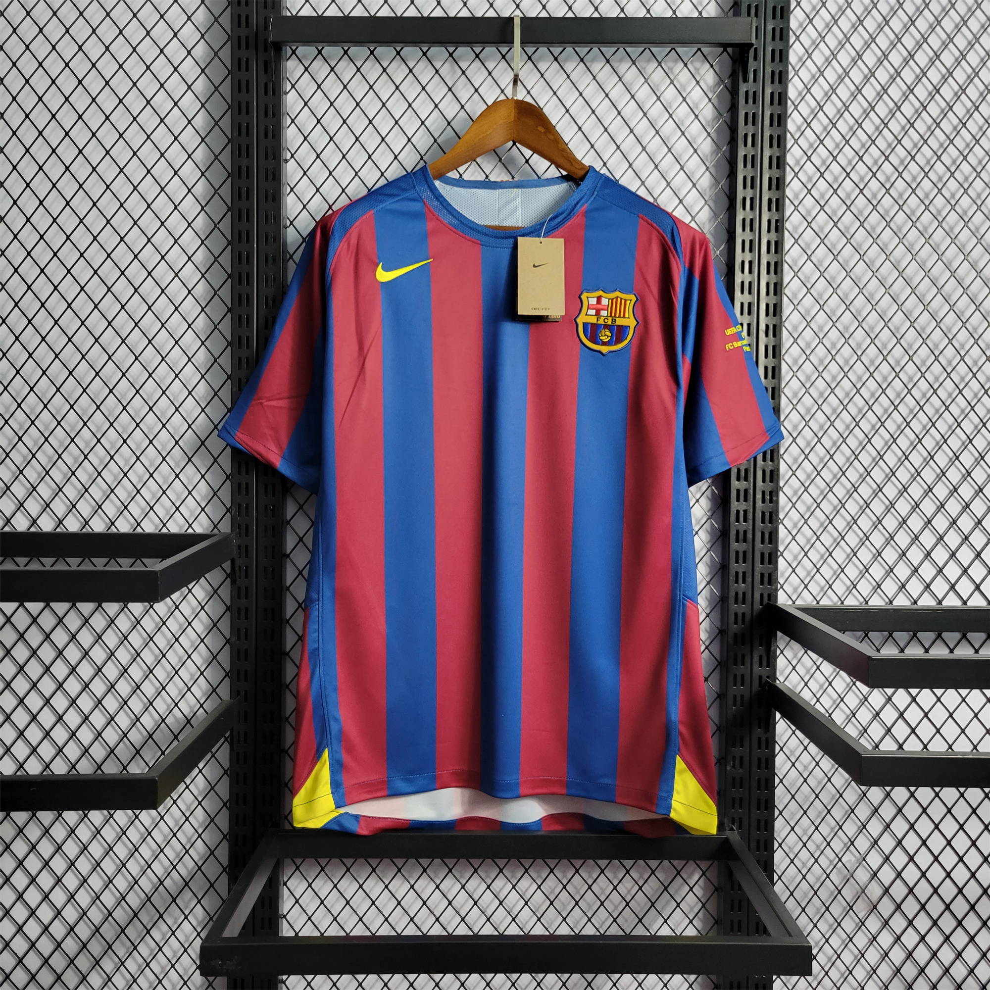 B.A.R.S.A Retro 05-06 Home Stadium Jersey - UEFA Champions League Final - YupooJersey