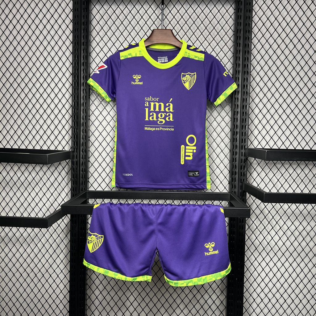 Malaga 24-25 Away Kids Kit - YupooJersey