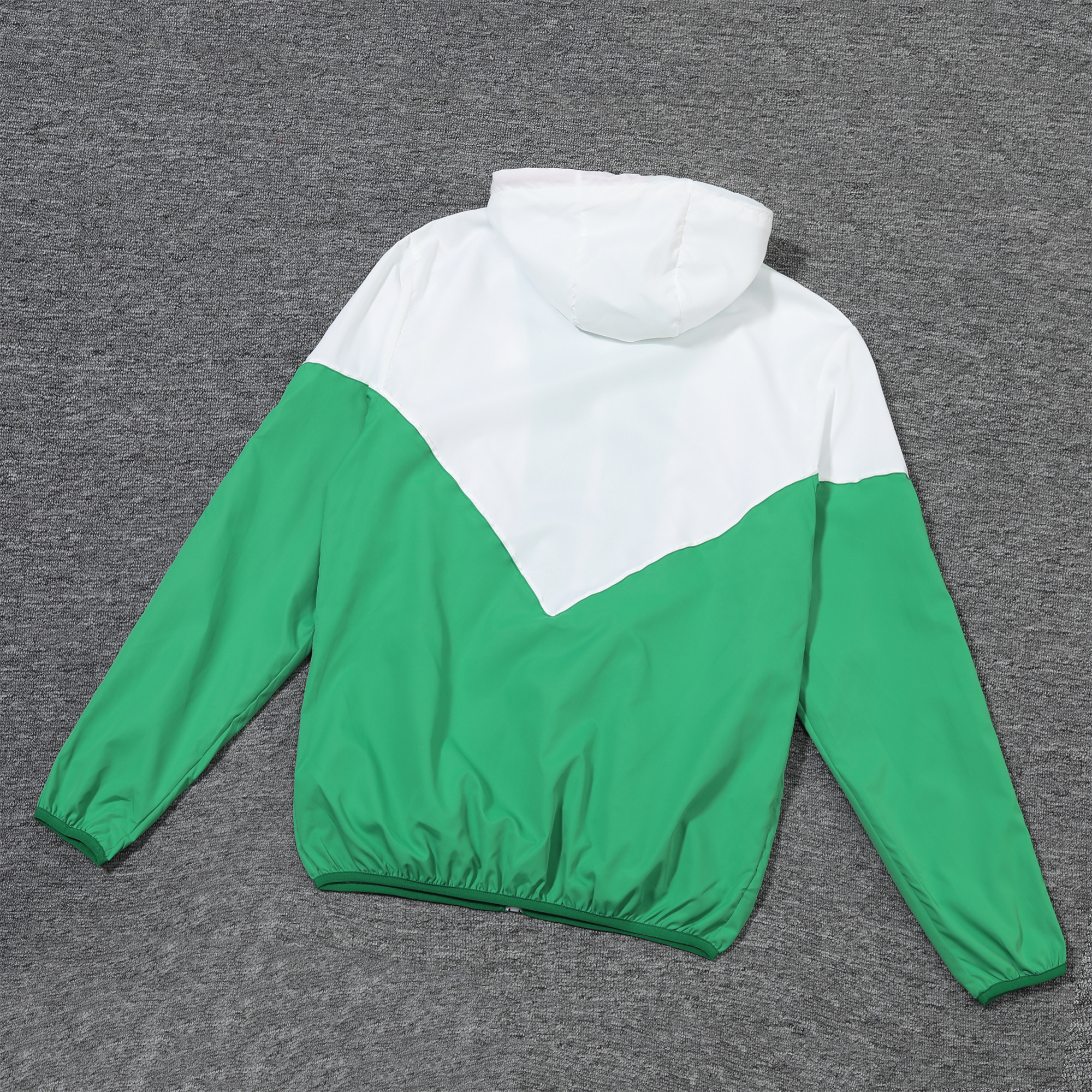 Mexico 2024 National Team Anthem Green Hooded Windbreaker - Player Version - YupooJersey